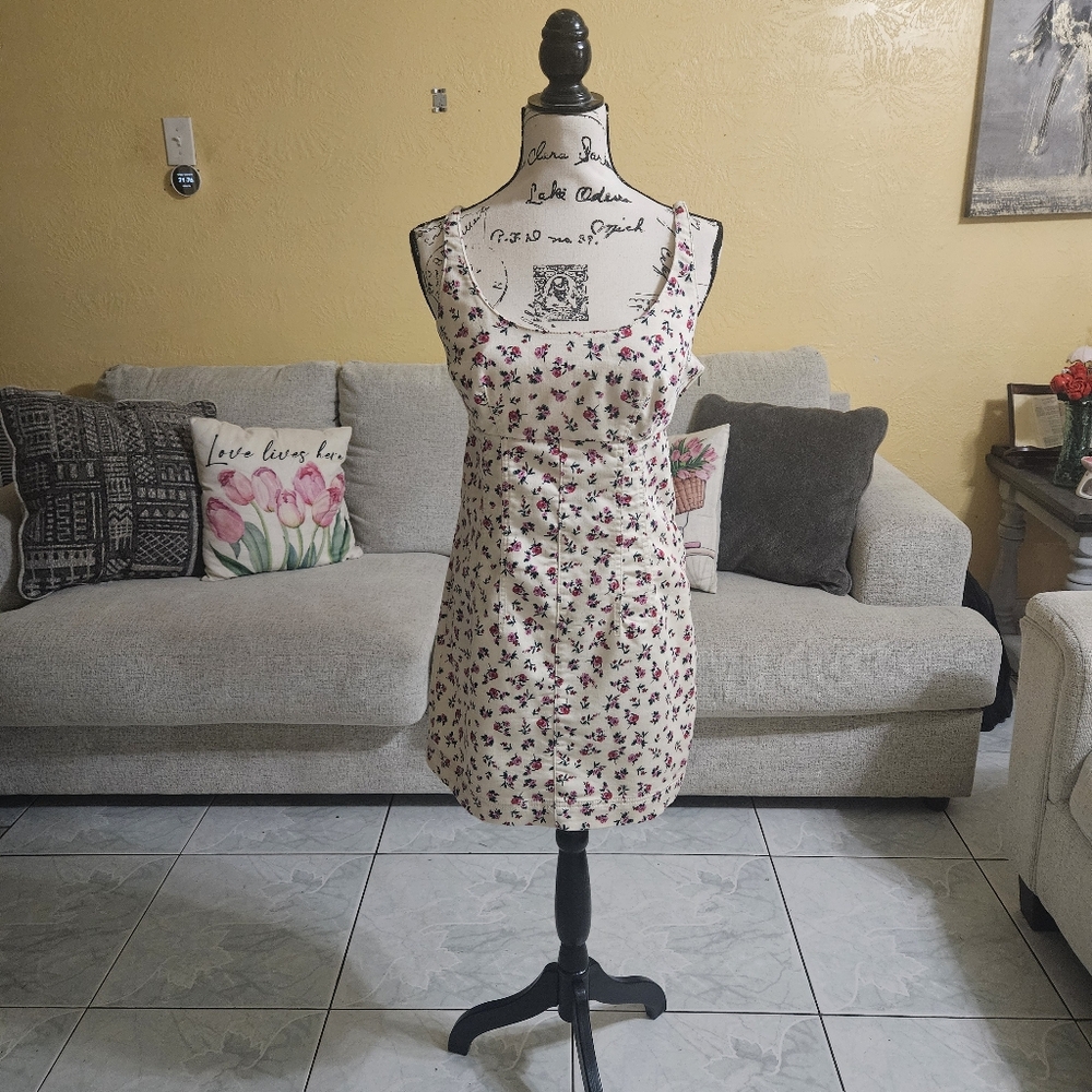 Floral Sleeveless Dress M 8-10